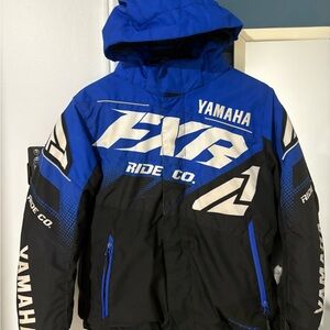 Yamaha FXR Blue and Black Riding Jacket
